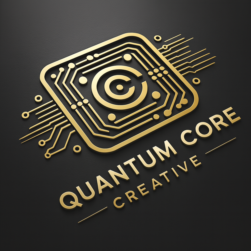 Quantum Core Creative Logo